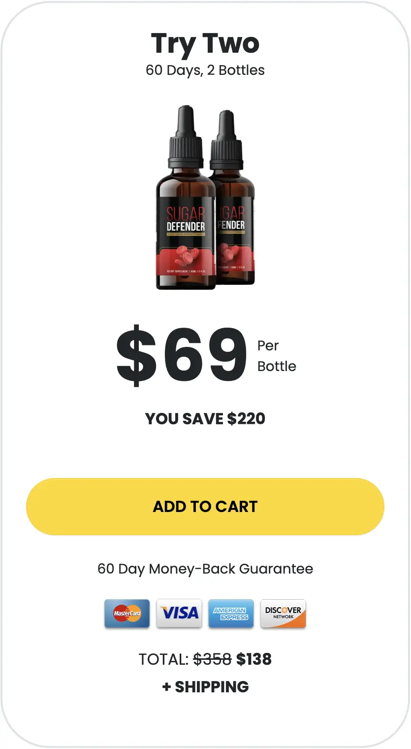 Sugar Defender sugar defender one bottles